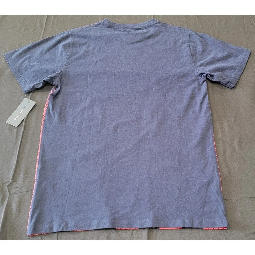 Tommy Hilfiger Boys T-Shirt Short Sleeve Blue Red American Patriotic XL 20 NWT